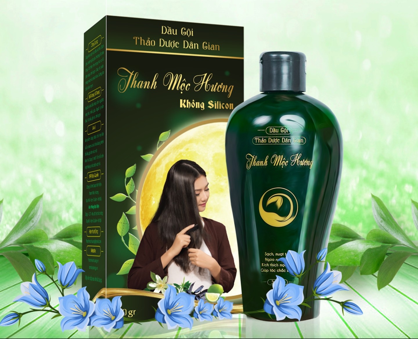 [HCM][Chính Hãng] Dầu Gội Thảo Dược Dân Gian Thanh Mộc Hương