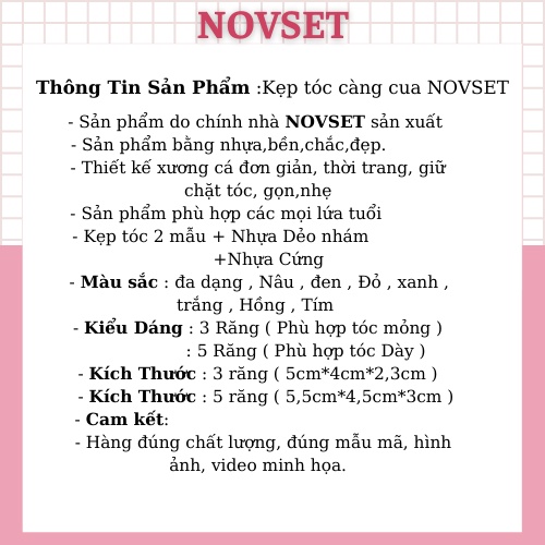 Set 12 kẹp càng cua đen nhám kẹp tóc càng cua [ Nhựa Dẻo Không Gãy ]