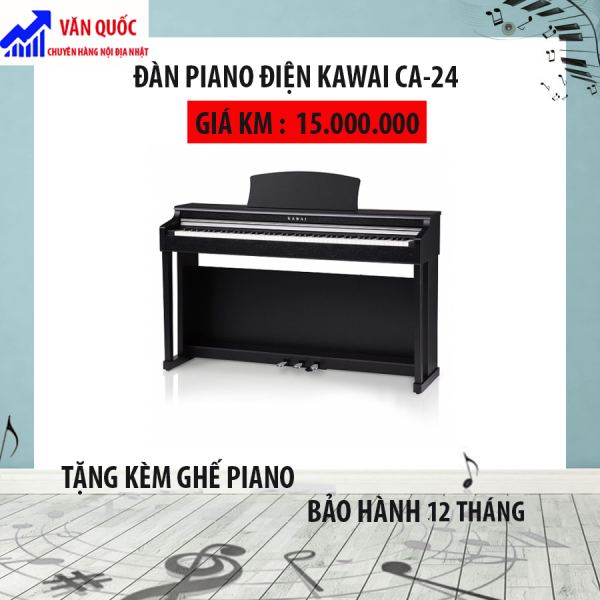 ĐÀN PIANO ĐIỆN KAWAI CA 24