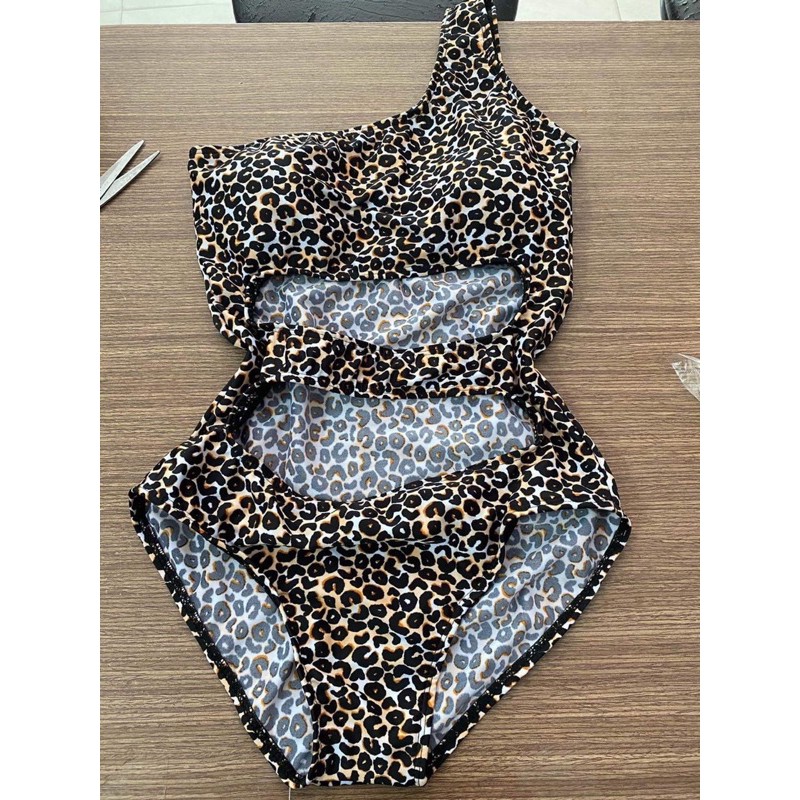 [HCM]Bikini 1 mảnh da beo lệch vai