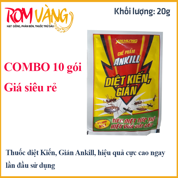 10 Gói diệt Kiến - Gián Ankill siêu hiệu quả