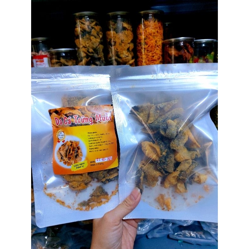 DA CÁ  LẮC TRỨNG MUỐI HÀNG NGON LOẠI 1 ( Túi dùng thử 50gr )