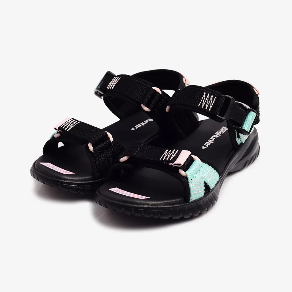 [SIÊU SALE 50%] GIÀY SANDAL QUAI HẬU CAO CẤP NỮ BITI'S HUNTER DEWH00800 (ĐEN + XÁM) - BITIS