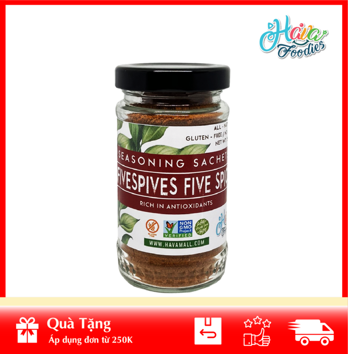 [HOÀN TIỀN MAX 10%][ HÀNG CÔNG TY NHẬP KHẨU ] Ngũ Vị Hương Lọ Thủy Tinh 50g - Five Spice Powder