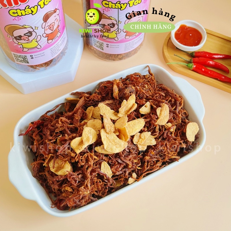 Khô Heo Cháy Tỏi Loại Ngon - Thơm Lừng *KIWISHOP*