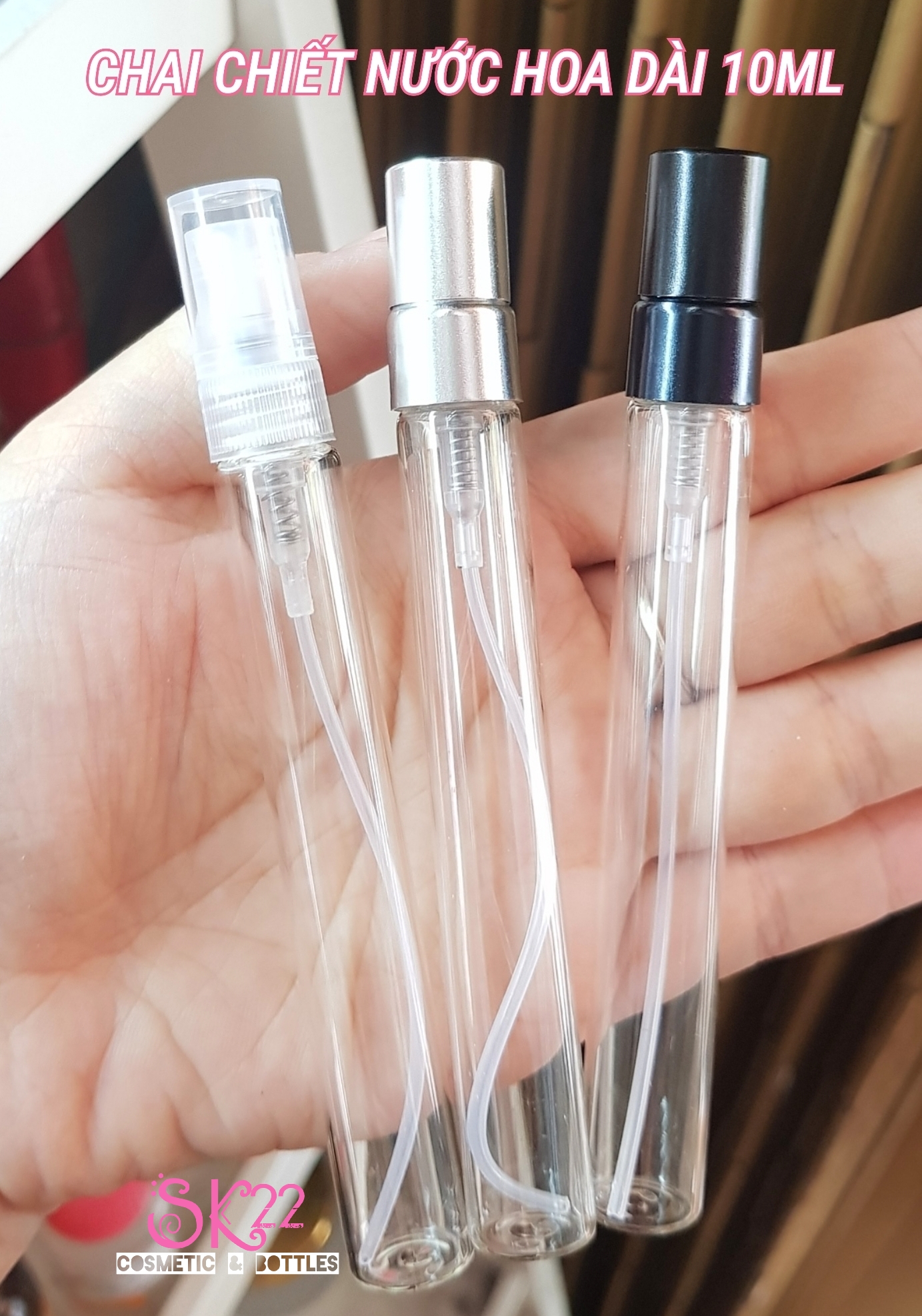 🥕Set 10 CHAI CHIẾT NƯỚC HOA DÀI 10ML🥕