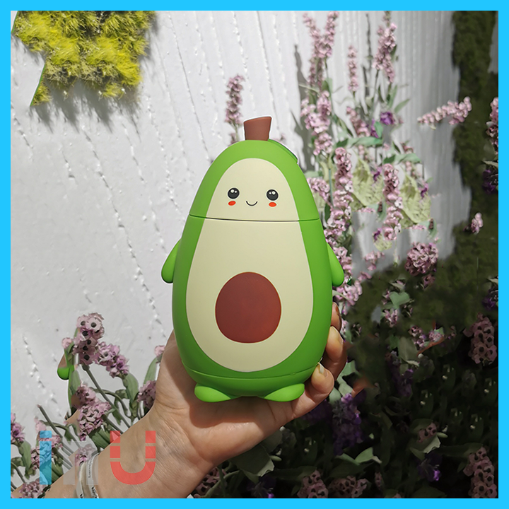 [HCM]HCM - Bình nước bé Bơ xanh cute dễ thương 280ml