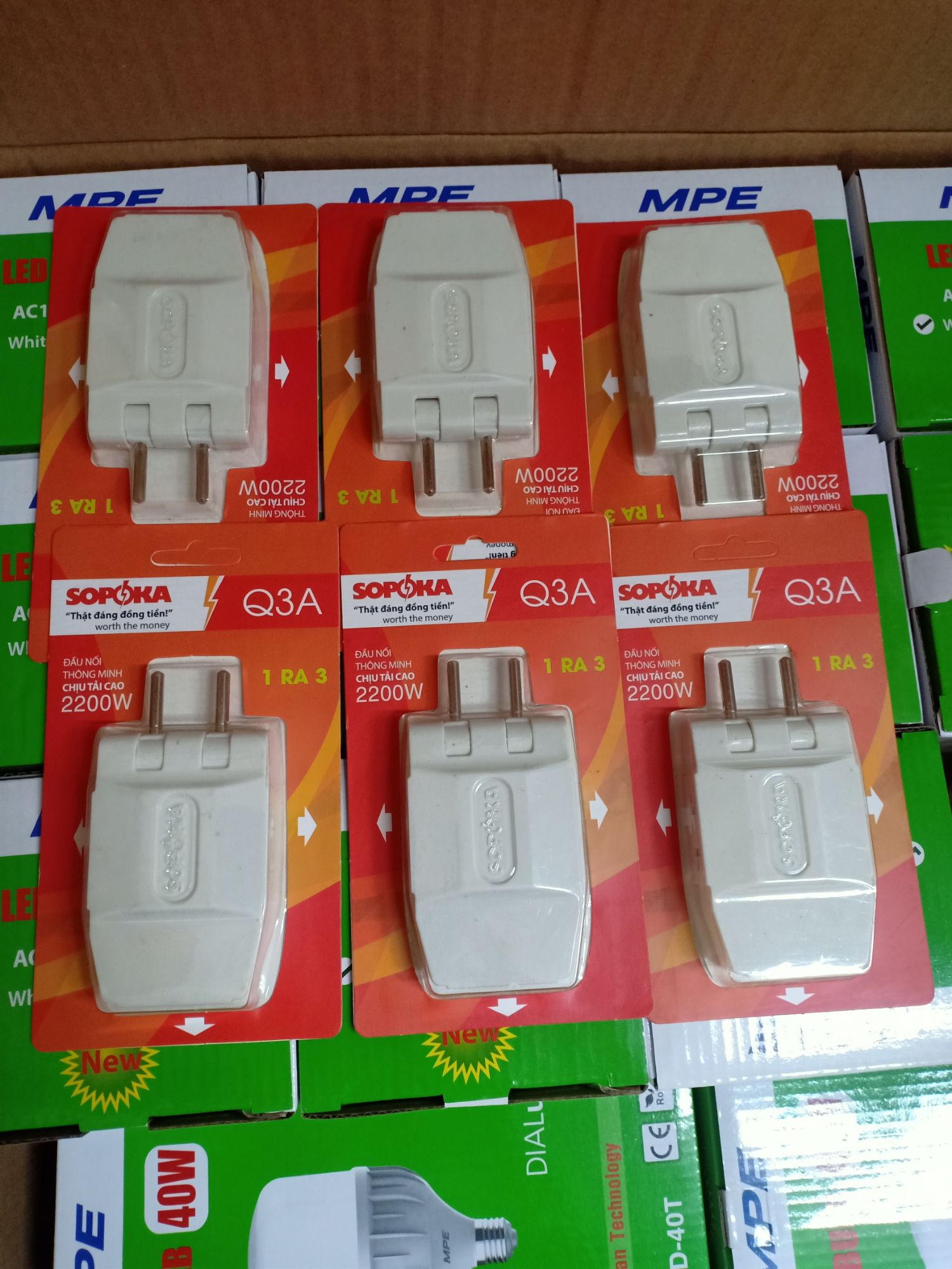 Combo 2 Phích cắm điện thông minh 1 ra 3 Ominsu