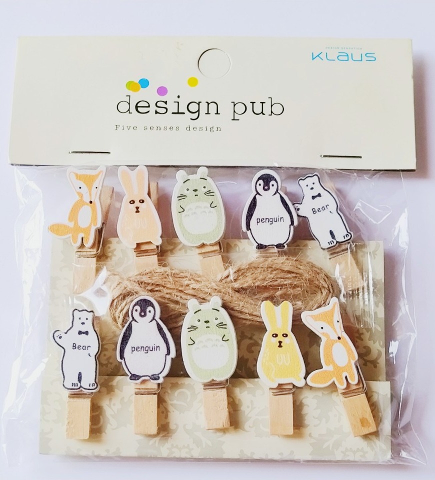[HCM]Kẹp gỗ trang trí hình cute