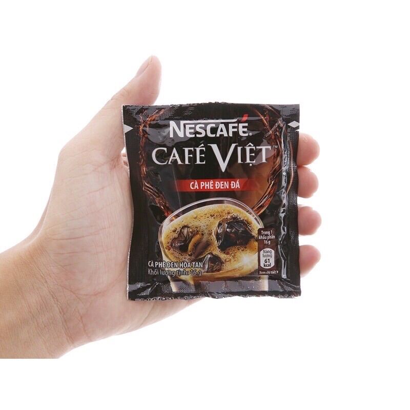 Dây 10 gói Cà phê đen đá NesCafé Café Việt