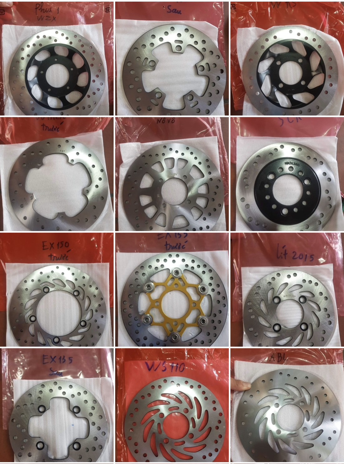 Đĩa phanh dầu xe wase s 110, wave RSX