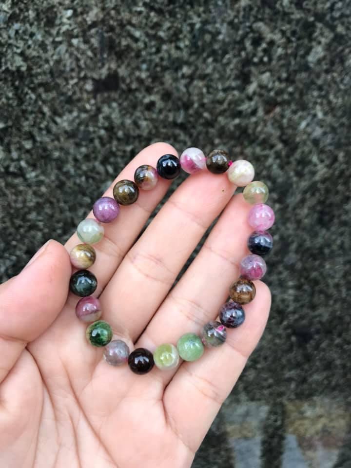 VÒNG TAY ĐÁ Tourmaline 7-8LY