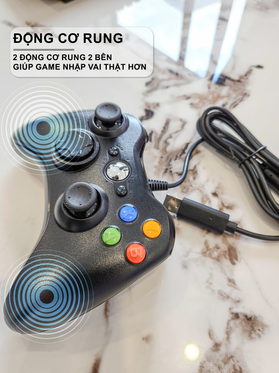 Tay Cầm Chơi Mobile Game V18 - Bluetooth, Led, Có Rung