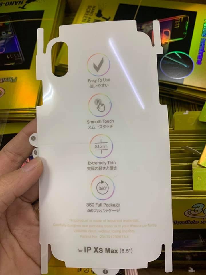 Bộ Miếng Dán PPF Mặt Trước và sau Cho điện thoại iphone