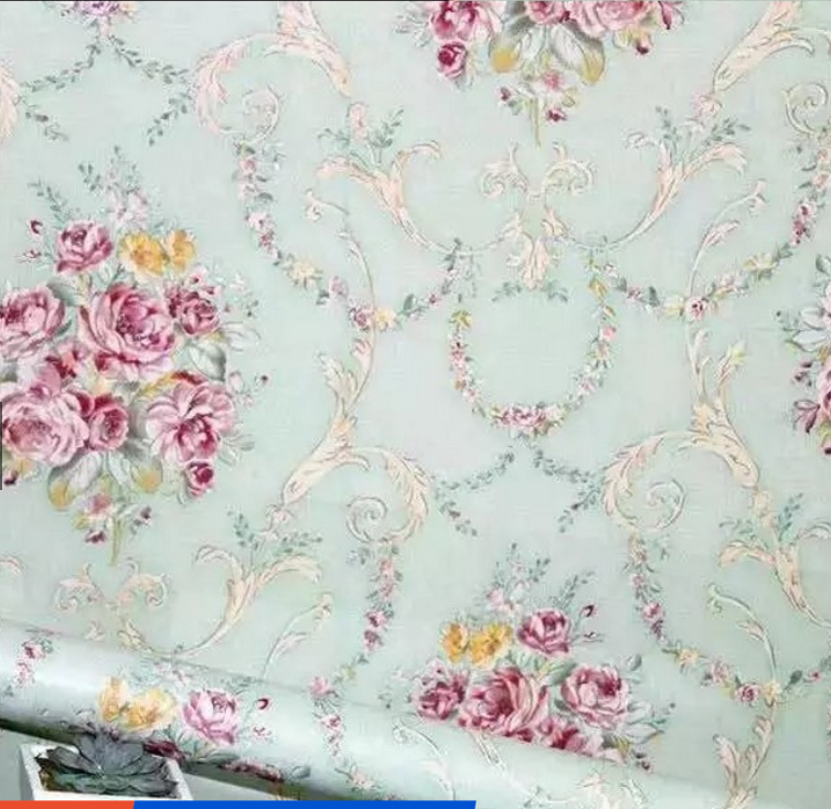 [HCM]5m Decal GiấY Dán TườNg Hoa HồNg Chùm 1