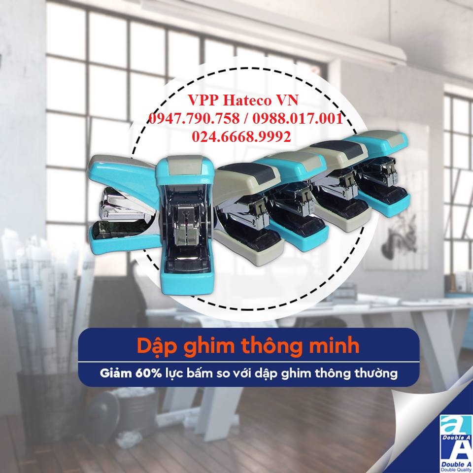 Dập ghim trợ lực DoubleA ST10R (30 tờ) (cam kết HÀNG CHÍNH HÃNG)
