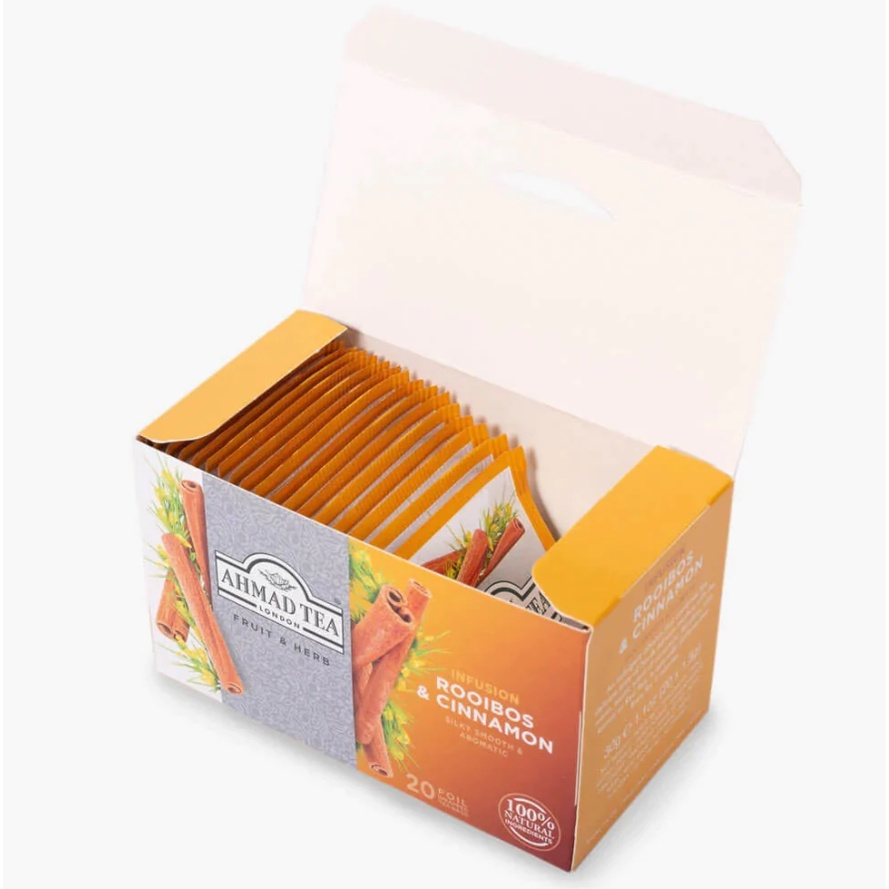 TRÀ AHMAD ROOIBOS & QUẾ 30G