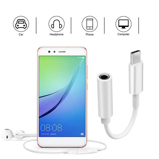Dây cáp chuyển đổi 3.5mm sang Type-C