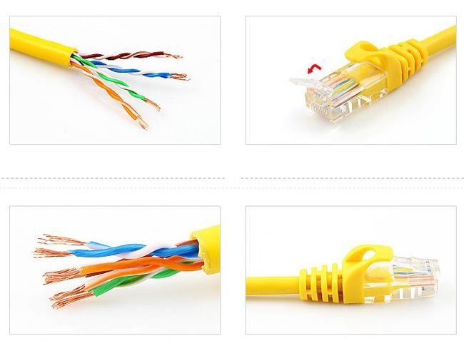 Dây mạng nhà máy bấm sẵn 2 đầu 20m