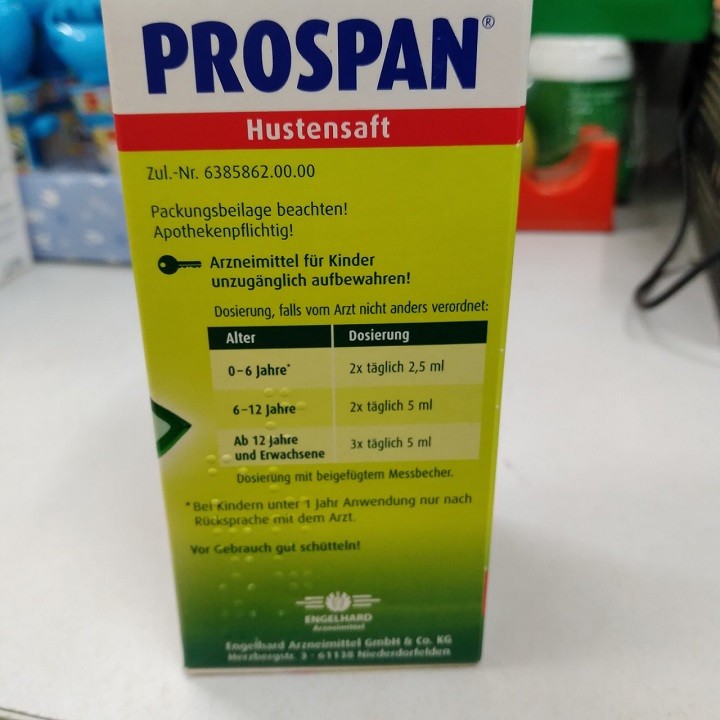 Siro ho PROSPAN ĐỨC 100ML