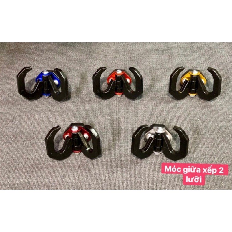 Móc Treo Đồ Xe Máy (2 Móc Xoay 180 độ xe máy)