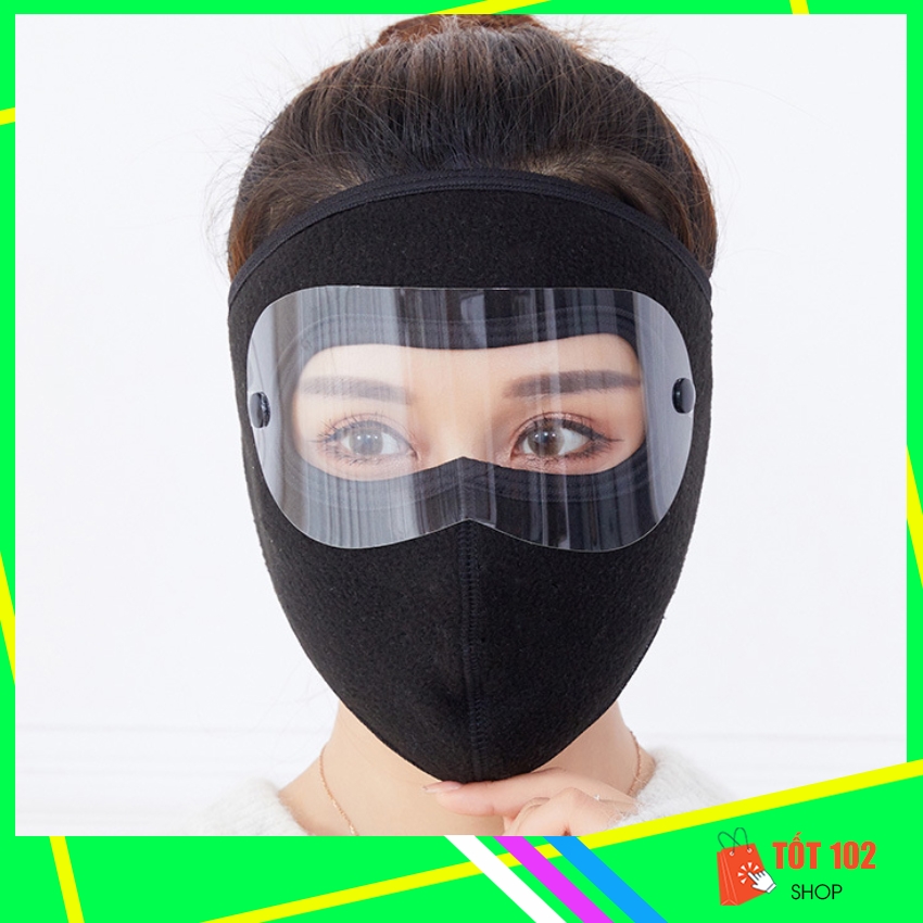 Khẩu Trang Ninja Nin Ja Nam Nữ Vải Nỉ Che Kín Mặt Chống Nắng Chống Bụi Có Kính HNX54 - Khau Trang Ninja Nin Ja Nam Nu Vai Ni Che Kin Mat Chong Bui Chong Nang Chong Ret Co Kinh - ShopTot102