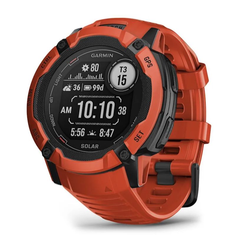 Smartwatch Garmin Instinct 2X Solar, Smartwatch For Running, Smarwatch For Cycling, Smartwatch For Sports, Smartwatch For Outdoor Activities