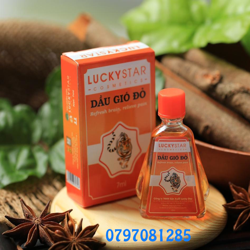 Dầu Gió Đỏ Lucky Star 7ml