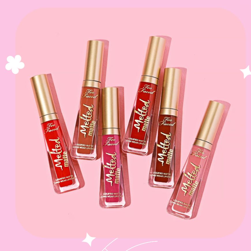 Đủ màu / fullbox / fullsize - son kem lì too faced melted matte liquid lipstick - toofaced