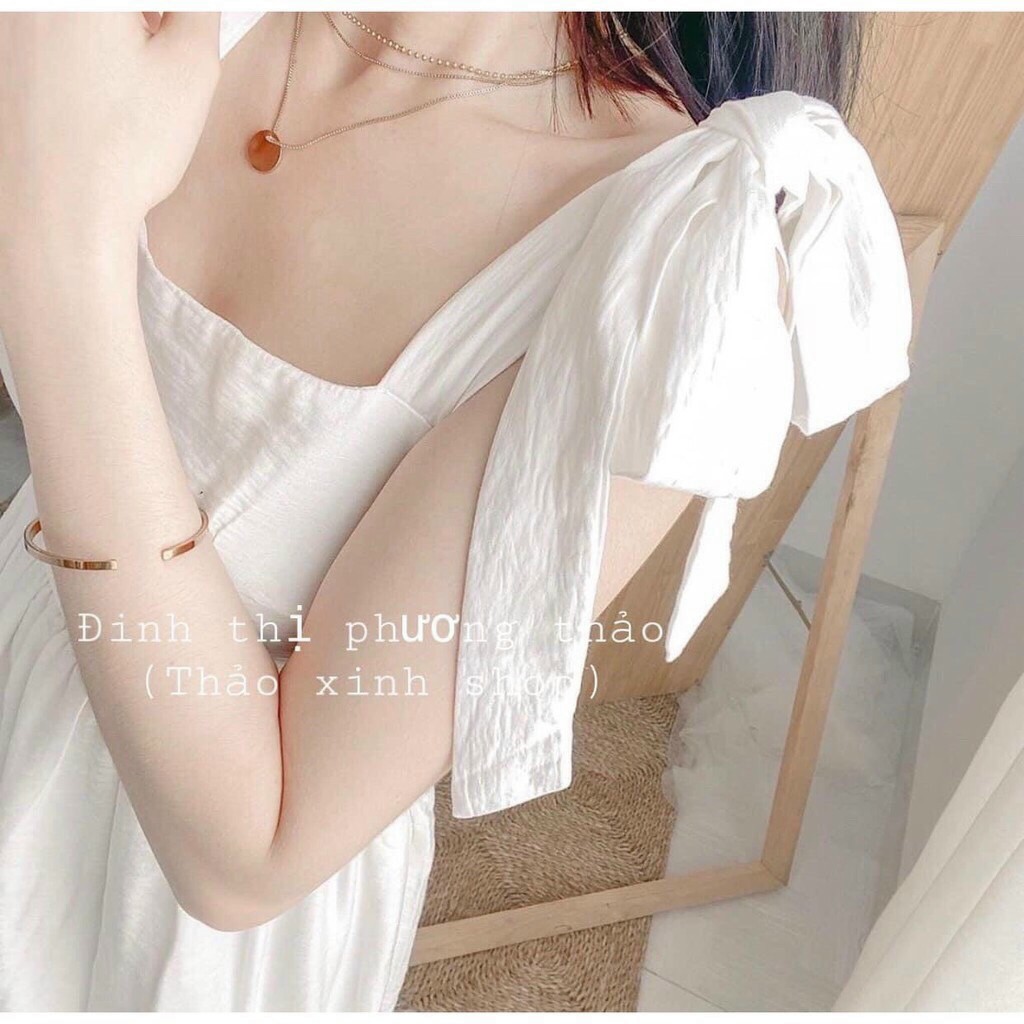 [HCM]Đầm Tầng Cột Dây ở Vai