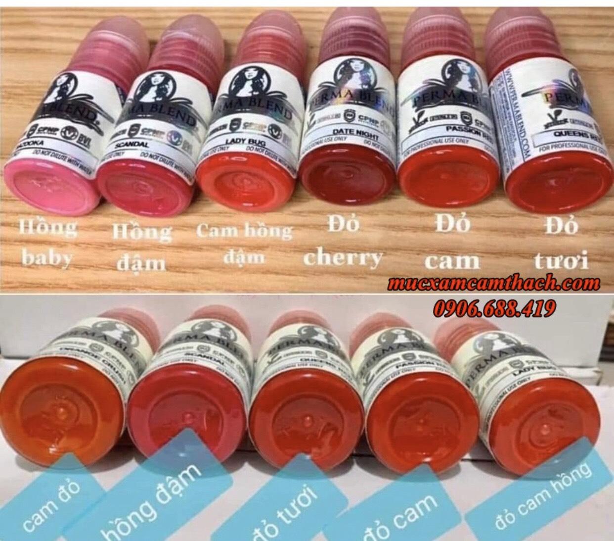 [HCM] Mực xăm Perma Blend 15ml, mực hữu cơ của MỸ
