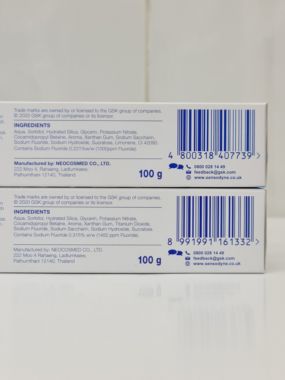 Kem Đánh Răng Giảm Ê Buốt Sensodyne 100g
