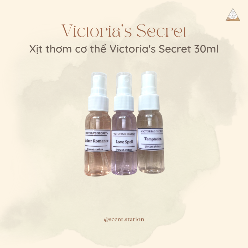 [Mẫu thử 30ml] [Link 2] Xịt thơm cơ thể Fragrance mist Victoria’s Secret 30ml