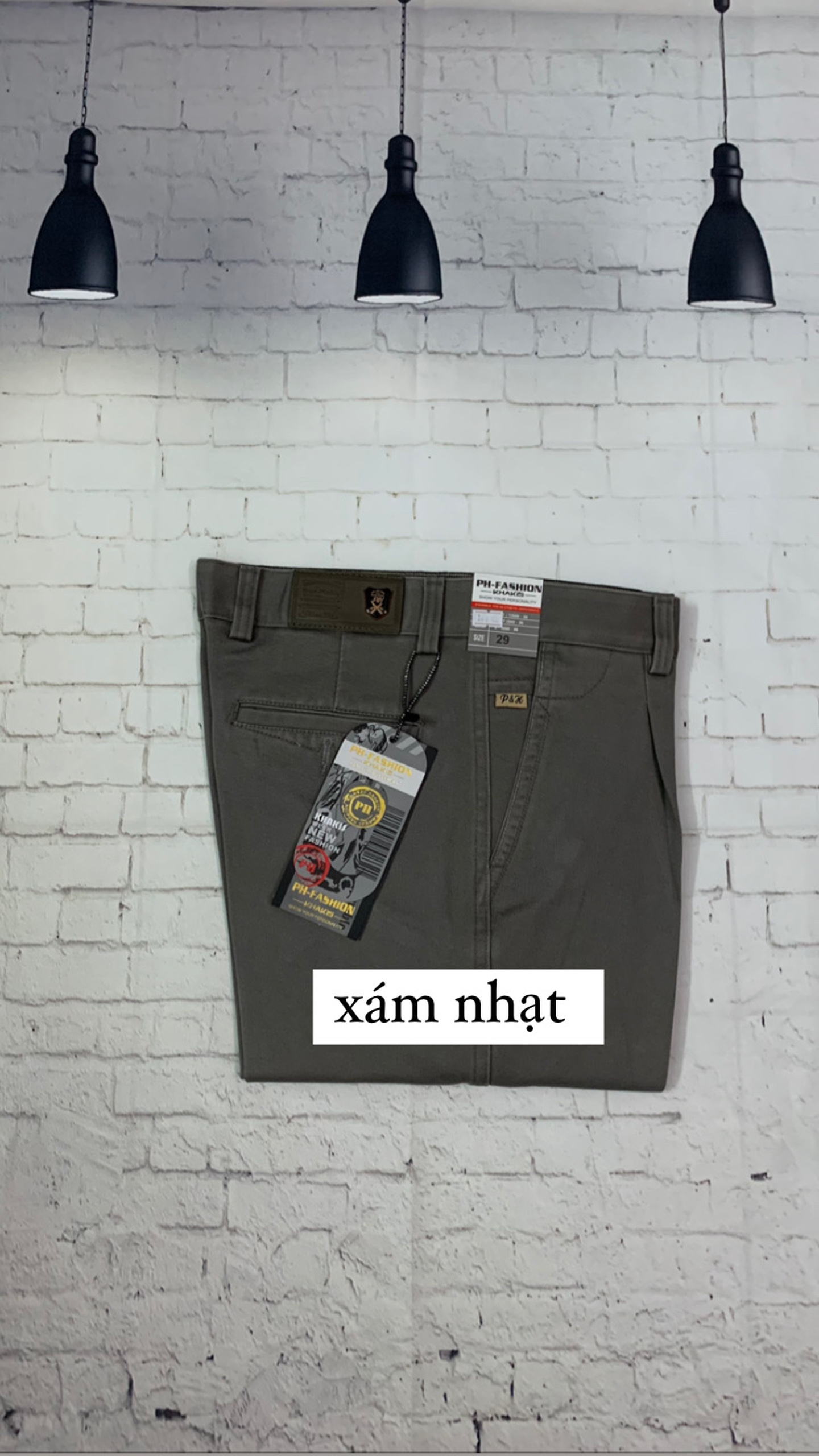 [HCM]Quần kaki trung niên cao cấp xếp ly