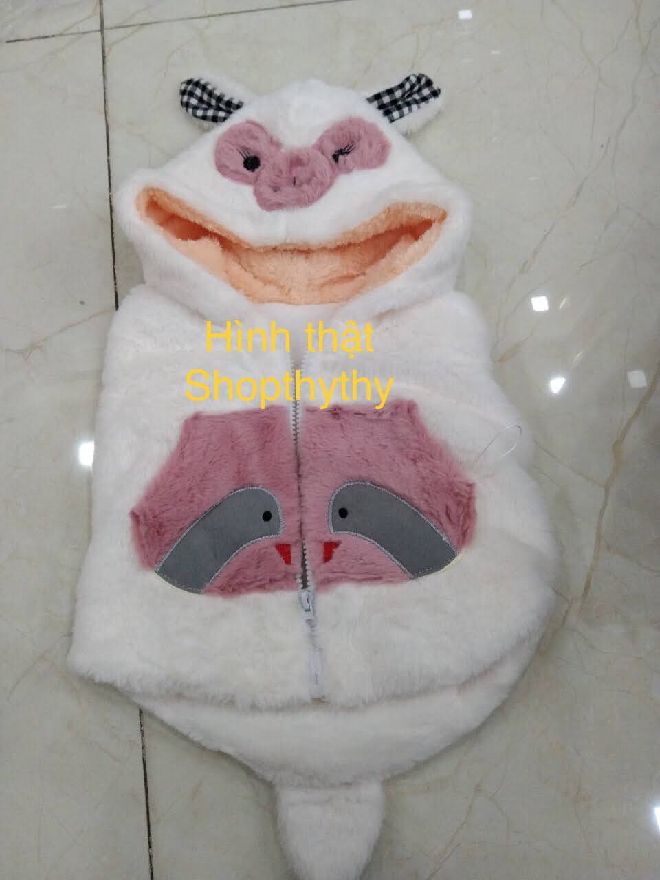 Áo gile lông cừu dành cho bé 1 - 3 tuổi