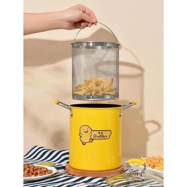 Nồi chiên ngập dầu mini vịt vàng