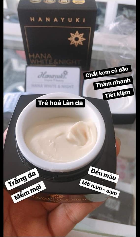 [HCM]Kem Dưỡng Da Ban Đêm Hanayuki