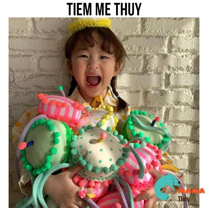 Cài bờm tóc hình bánh sinh nhật lớn