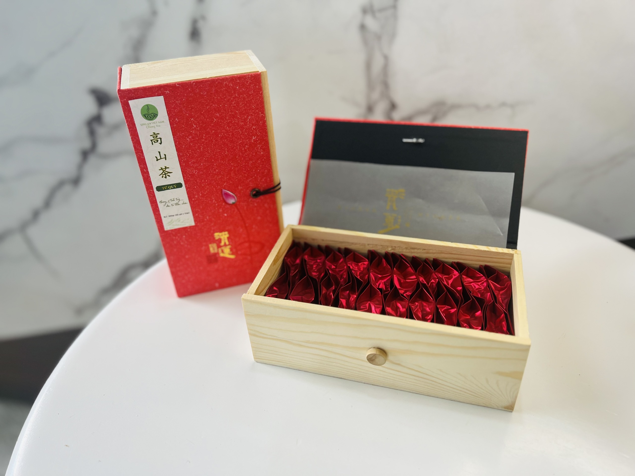 Set trà Oolong Tứ Quý 200gr