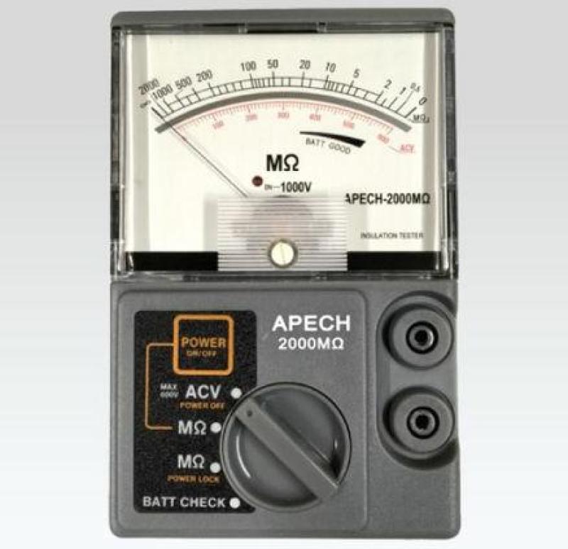 Đồng hồ đo điện trở cách điện APECH-1000MΩ