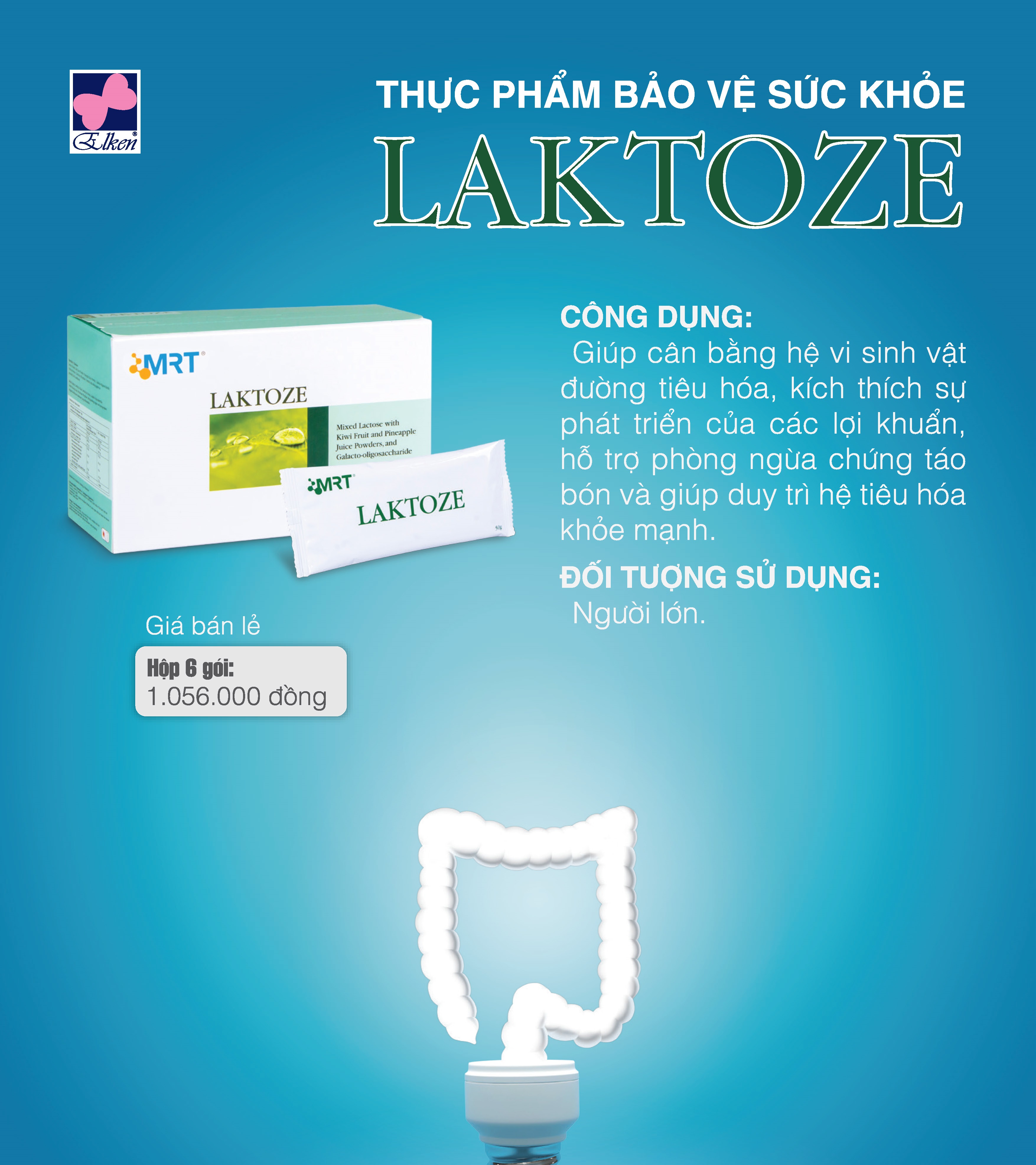 THỰC PHẨM BẢO VỆ SỨC KHỎE: LAKTOZE ELKEN