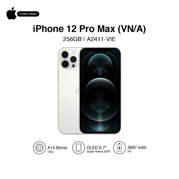 Điện thoại Apple Iphone 12 Pro Max 256GB - Hàng chính hãng VN/A