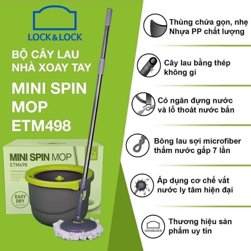CÂY LAU NHÀ 360 ĐỘ MINI LOCK&LOCK