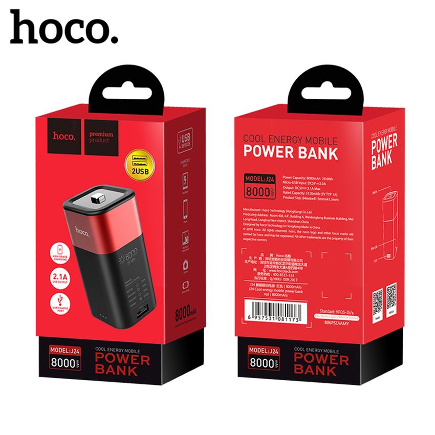 Sạc Dự Phòng 8000Mah Hoco J24 -  -Dc3159
