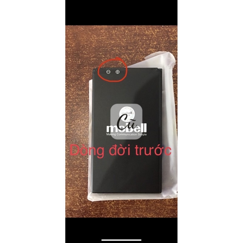 Pin Mobell M529 Cính Hãng ( CÓ 2 DÒNG )