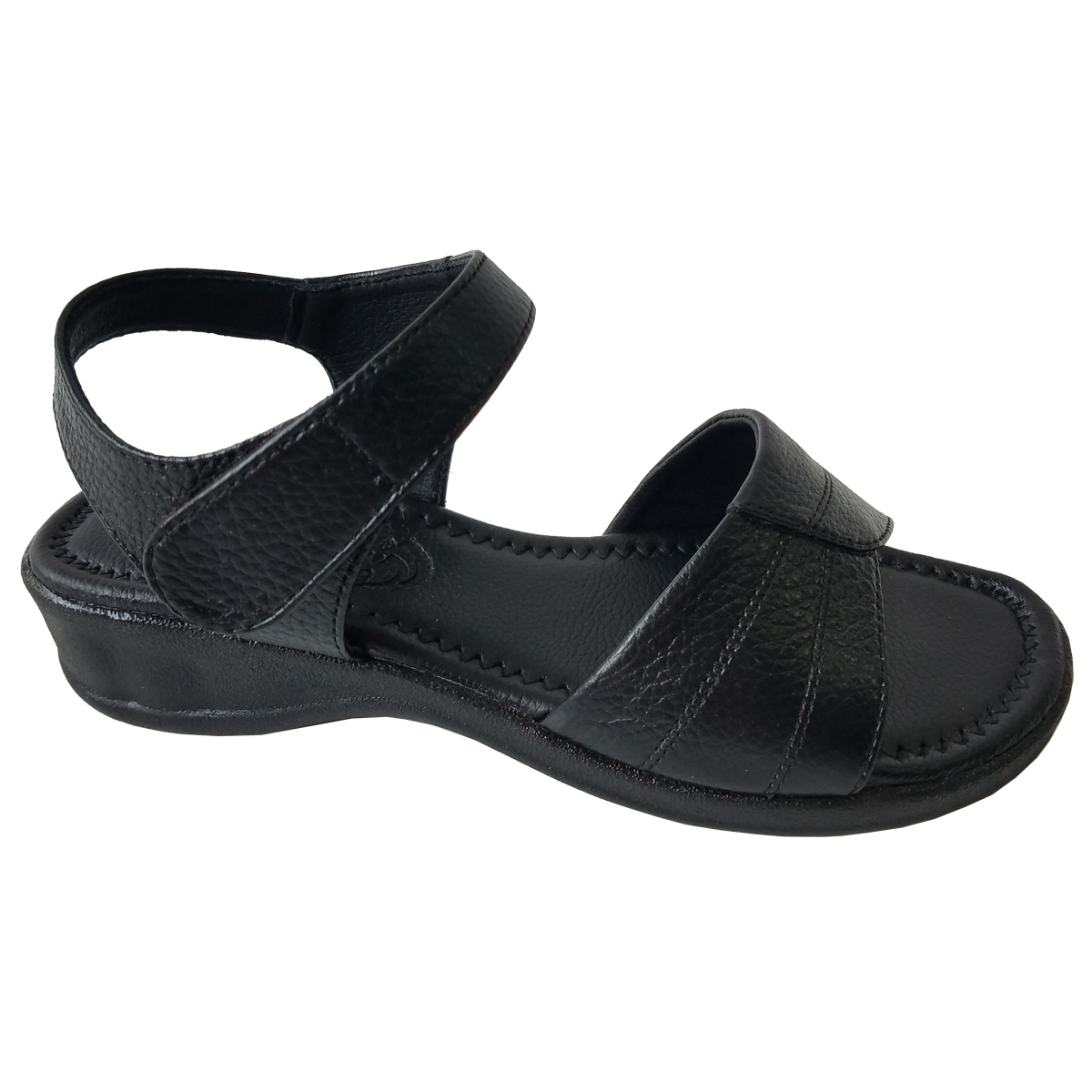 Giày sandal nữ da bò thật biggben cao 3 phân sdnb69