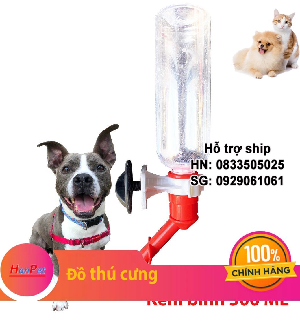 Hanpet - (2 loại) Vòi treo chuồng chó mèo, cung cấp nước tự động cho thú cưng – vòi uống nước gắn chuồng