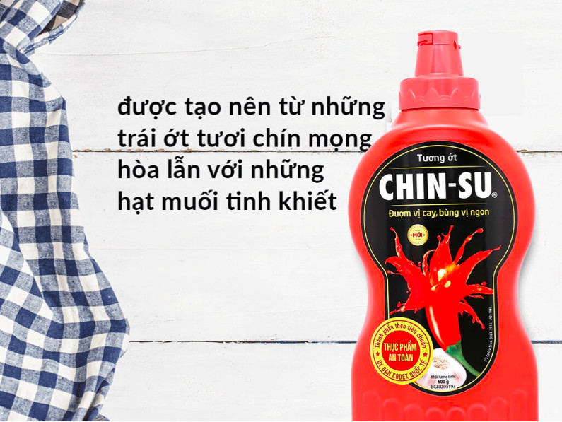 Tương ớt Chinsu chai 1kg