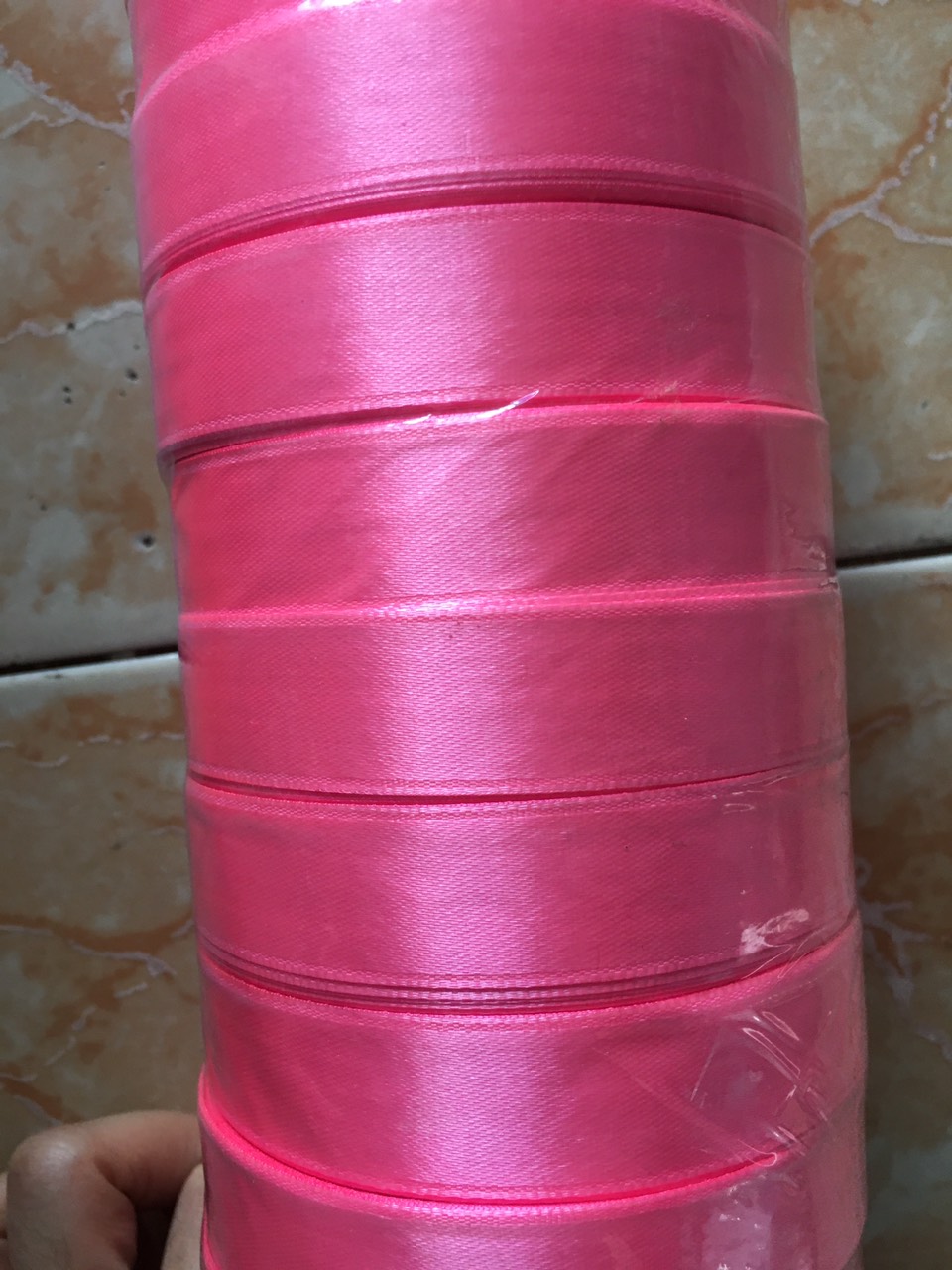 Cuộn ruy băng lụa 2cm