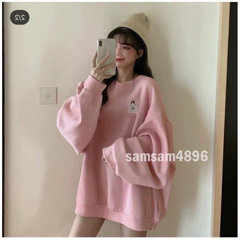 Áo nỉ sweater from rộng unisex my friend xinh xắn phong cách hàn quốc hot trend ttspa0017